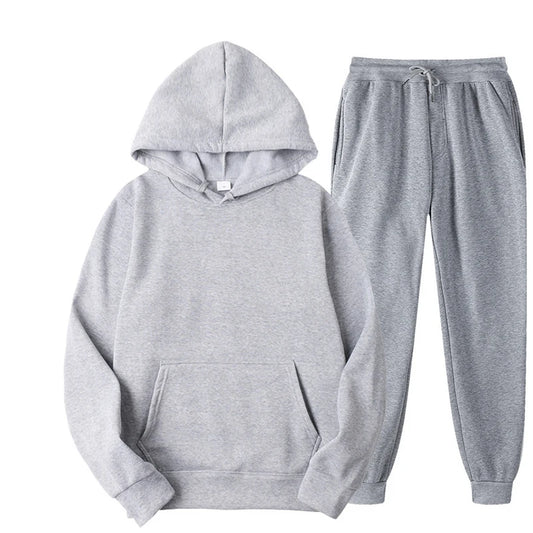 Elevate Your Workout with Our Stylish Women's Autumn Fleece Tracksuit - Cozy 2-Piece Set for Fitness and Leisure